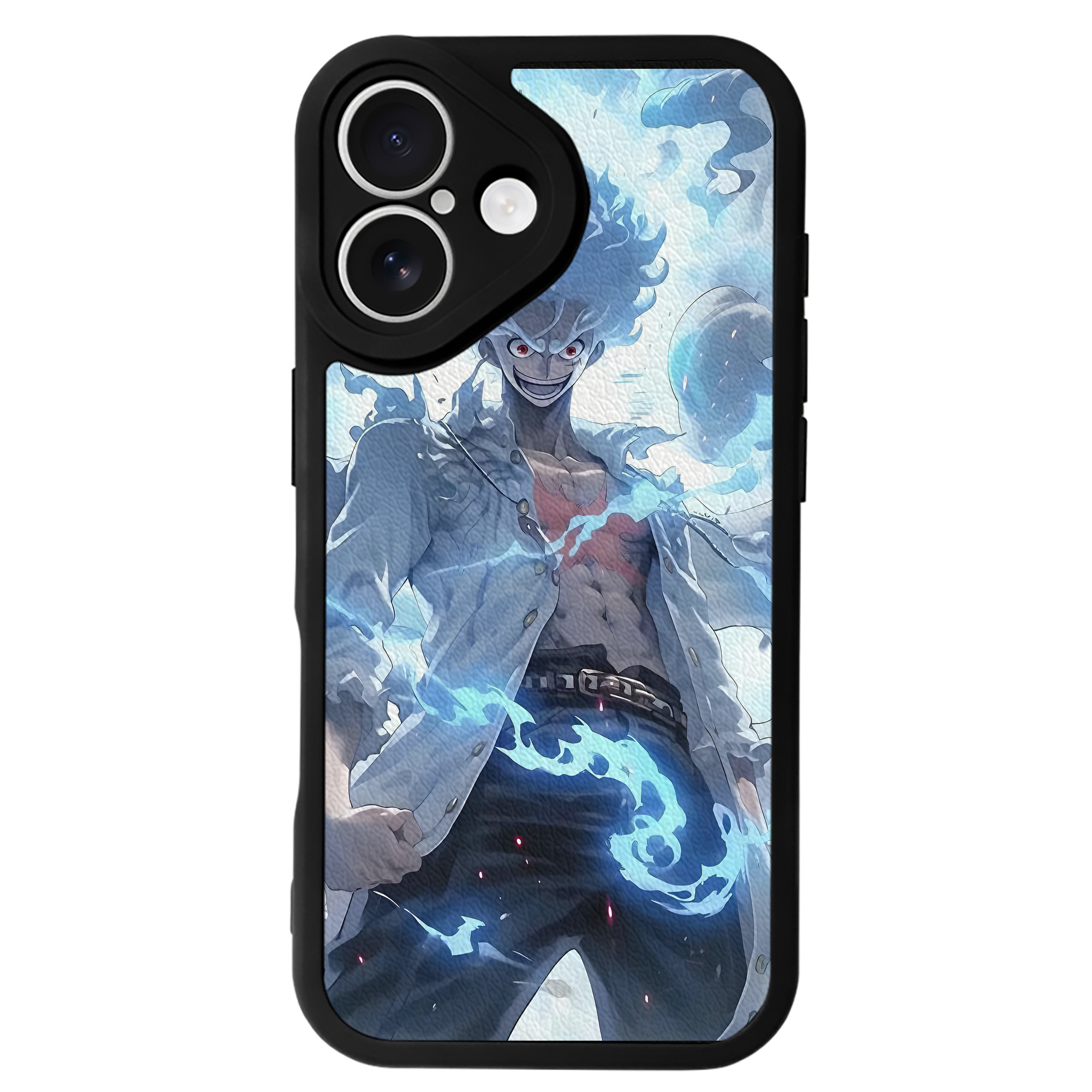 （画像用） ワンピース ONE PIECE 【iPhone 16シリーズ対応】シリコンスマホケース（レザー調） 材質：シリコン